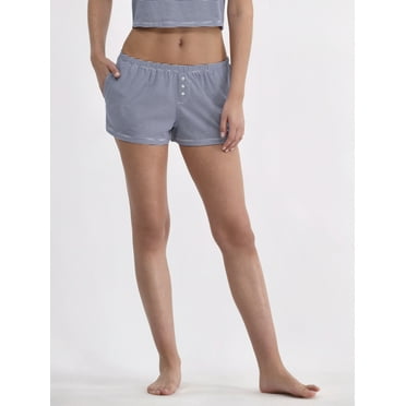 No Boundaries Jersey Sleep Shorts, 2.25'' Inseam, Women’s and Women’s Plus