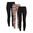 thumbnail image 1 of No Boundaries Women's Juniors Ankle Leggings 3-pack, 1 of 5