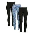 thumbnail image 1 of No Boundaries Women's Juniors Ankle Leggings 3-pack, 1 of 5