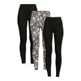 thumbnail image 1 of No Boundaries Women's Juniors Ankle Leggings 3-pack, 1 of 5