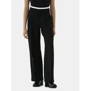 No Boundaries Double Waistband Twill Trousers, Women's
