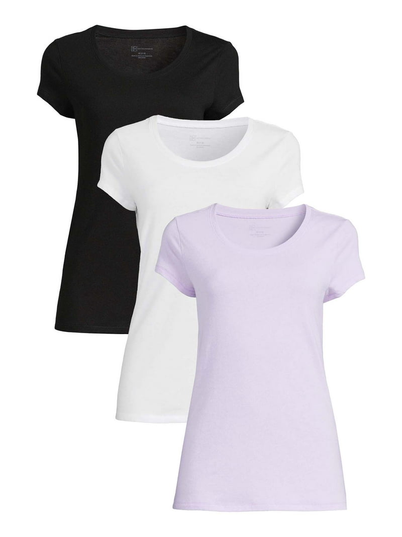 No Boundaries Women's Juniors Everyday Short Sleeve T-Shirt