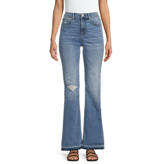 No Boundaries Women's Juniors Flare Jean