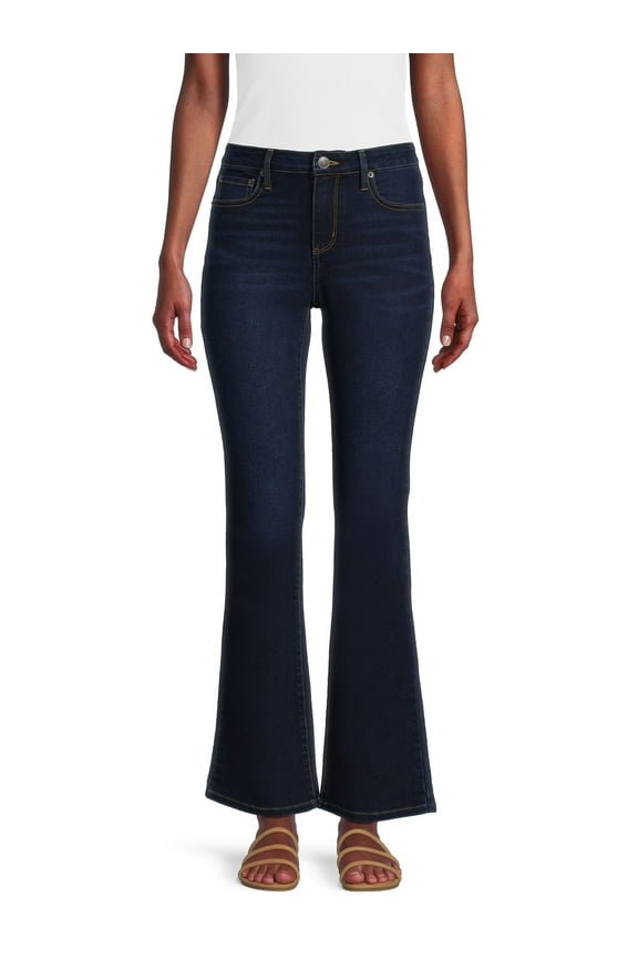 Women's Juniors Mid Rise Bootcut Jeans, Sizes 1-21