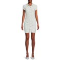 thumbnail image 1 of No Boundaries Women's Juniors Ruched Shirt Dress, 1 of 5