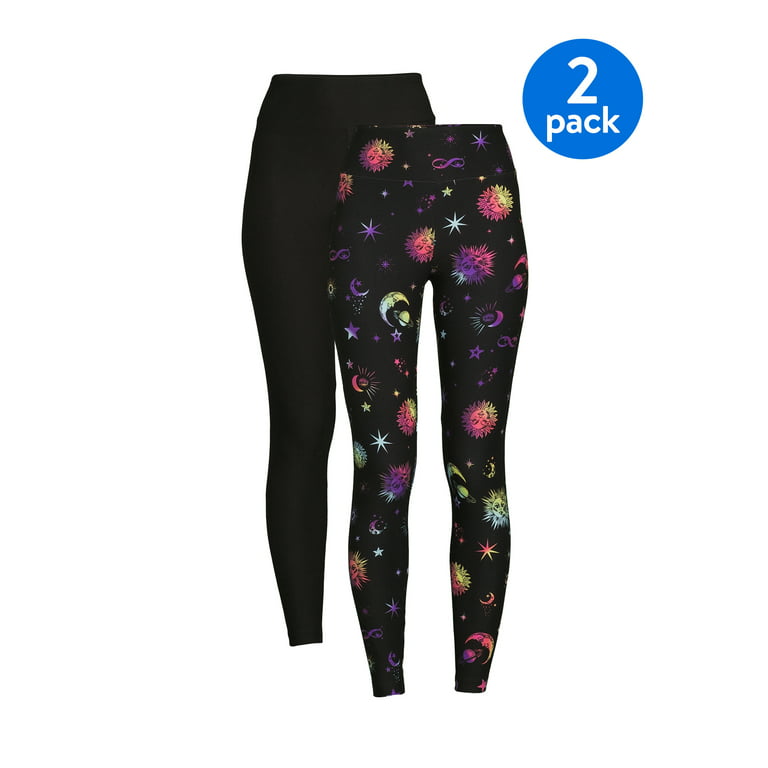 No Boundaries Juniors Leggings-XL-(15/17)-Floral-High Rise-Ankle  Length-Sueded