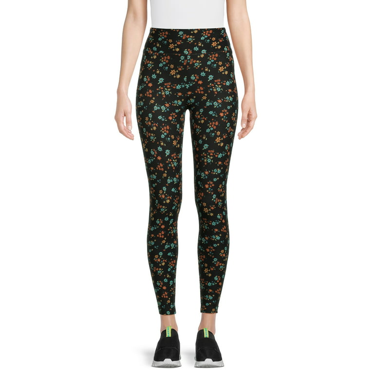 New No Boundaries Ditsy Floral Sueded Ankle Legging Juniors Women