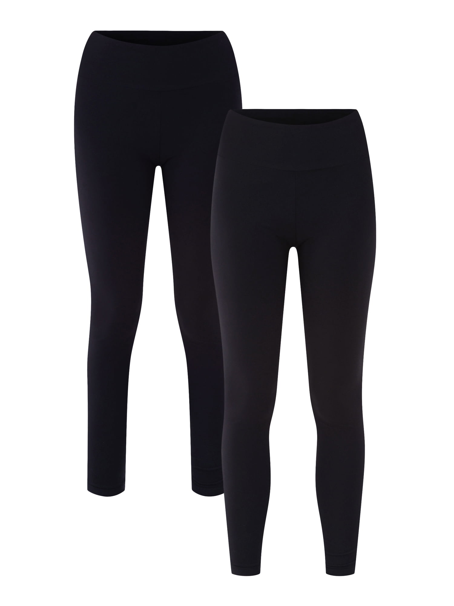 No Boundaries Faux Sueded Ankle Leggings, 27.5”Inseam, 1 or 2-Pack, Women's