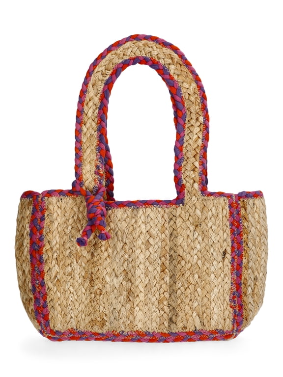 Women's Jute Tote, Mini