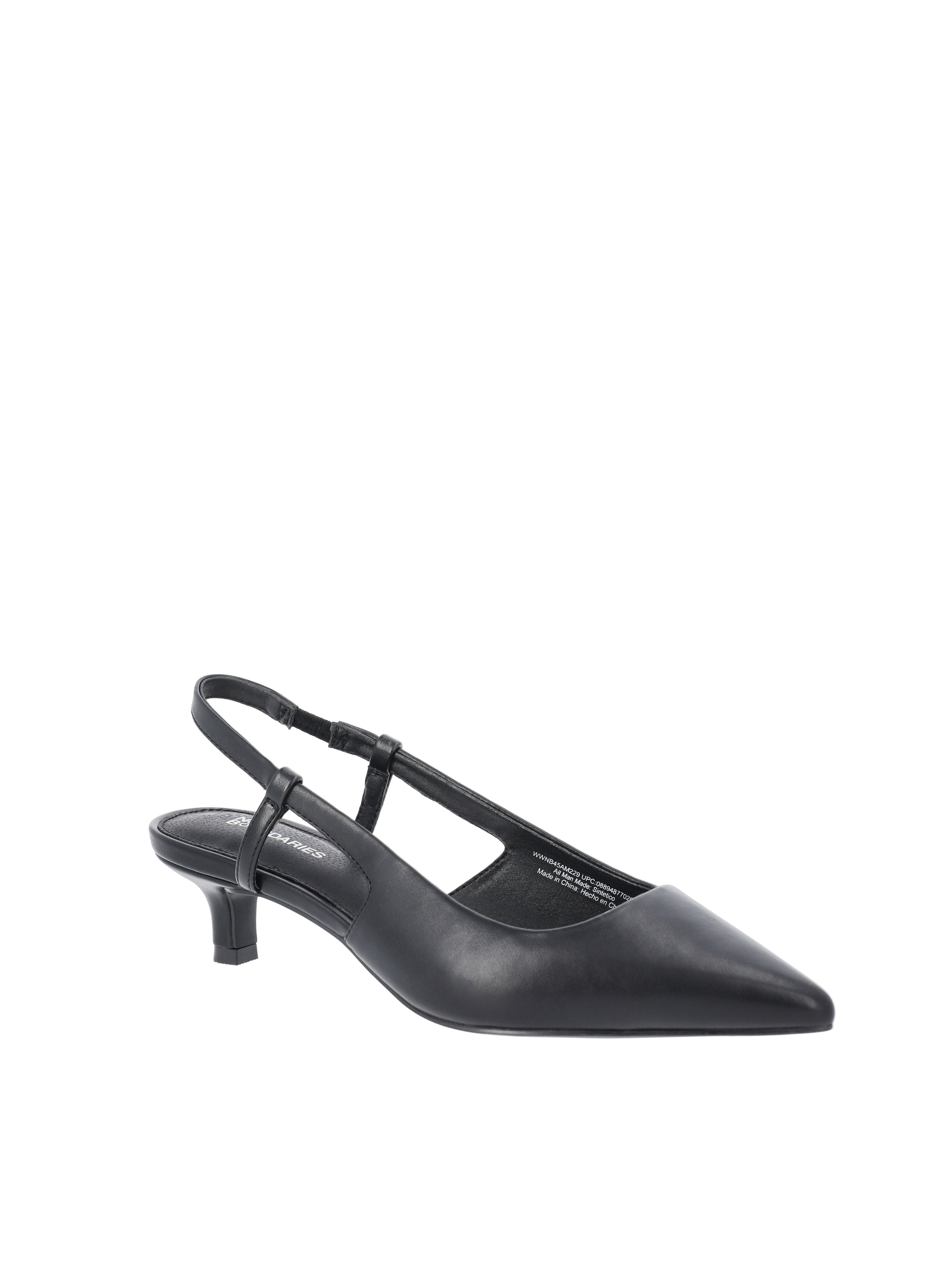 No Boundaries Kitten Slingback Heels, Wide Width Available