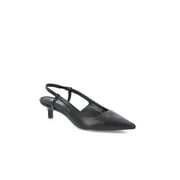 NO BOUNDARIES Faux Leather Slingback Kitten Heels, Women's
