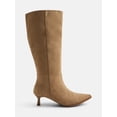 thumbnail image 1 of No Boundaries Women’s Kitten Heel Tall Boots, 1 of 6