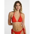 thumbnail image 1 of No Boundaries Macrame Triangle Bikini Top, Women's XXS-XXL, 1 of 5