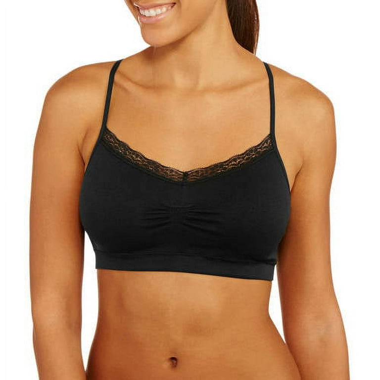 No Boundaries Women's Lace Cami Bra 