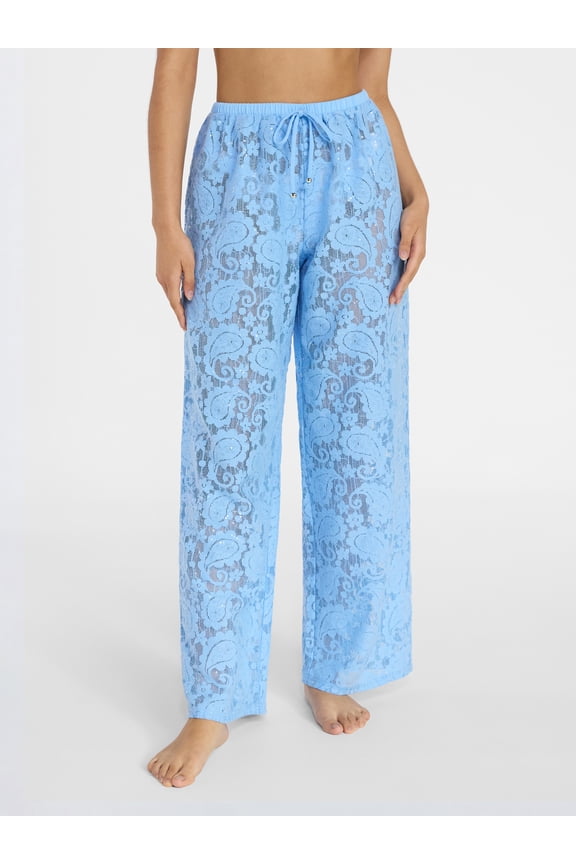Lace Pants Swim Coverup, Women’s XXS-XXL