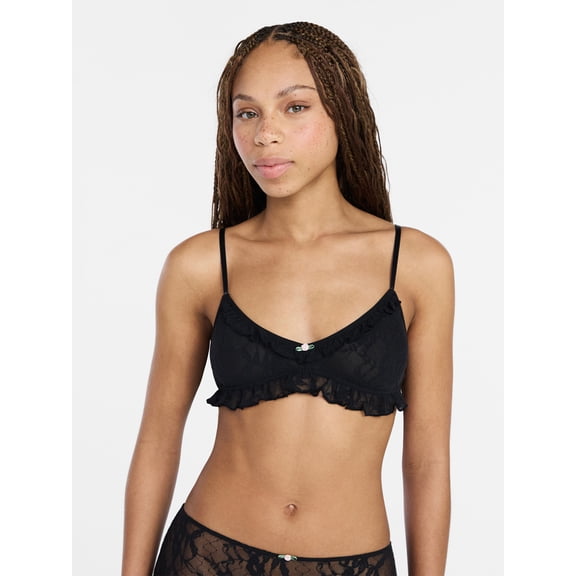 No Boundaries Lace Scoop Bralette, Women's 32A-44DDD