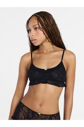 Lace Triangle Bralette, Women's XS-XXXL