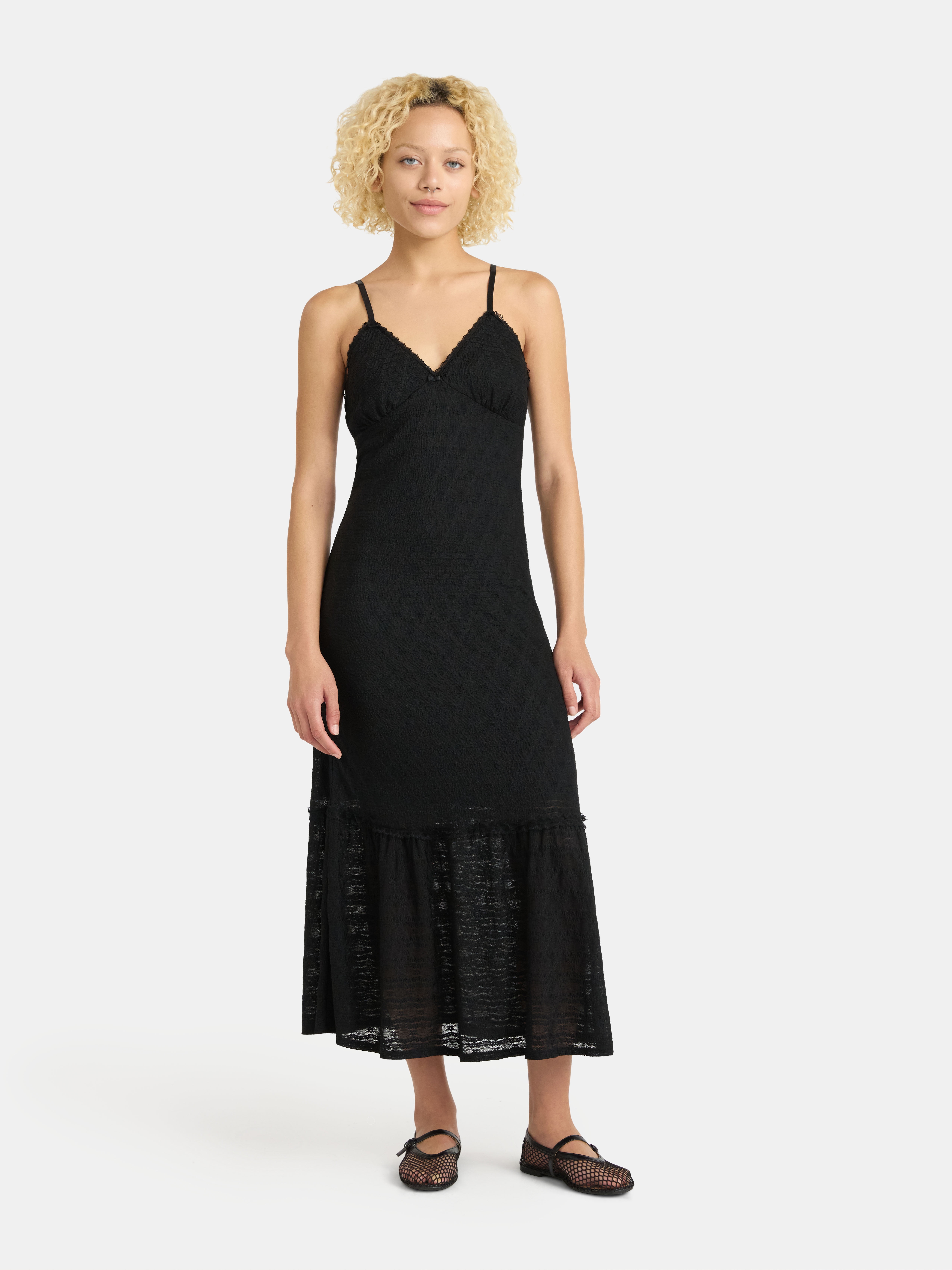 No Boundaries Junior's Crochet Dress - Walmart.com