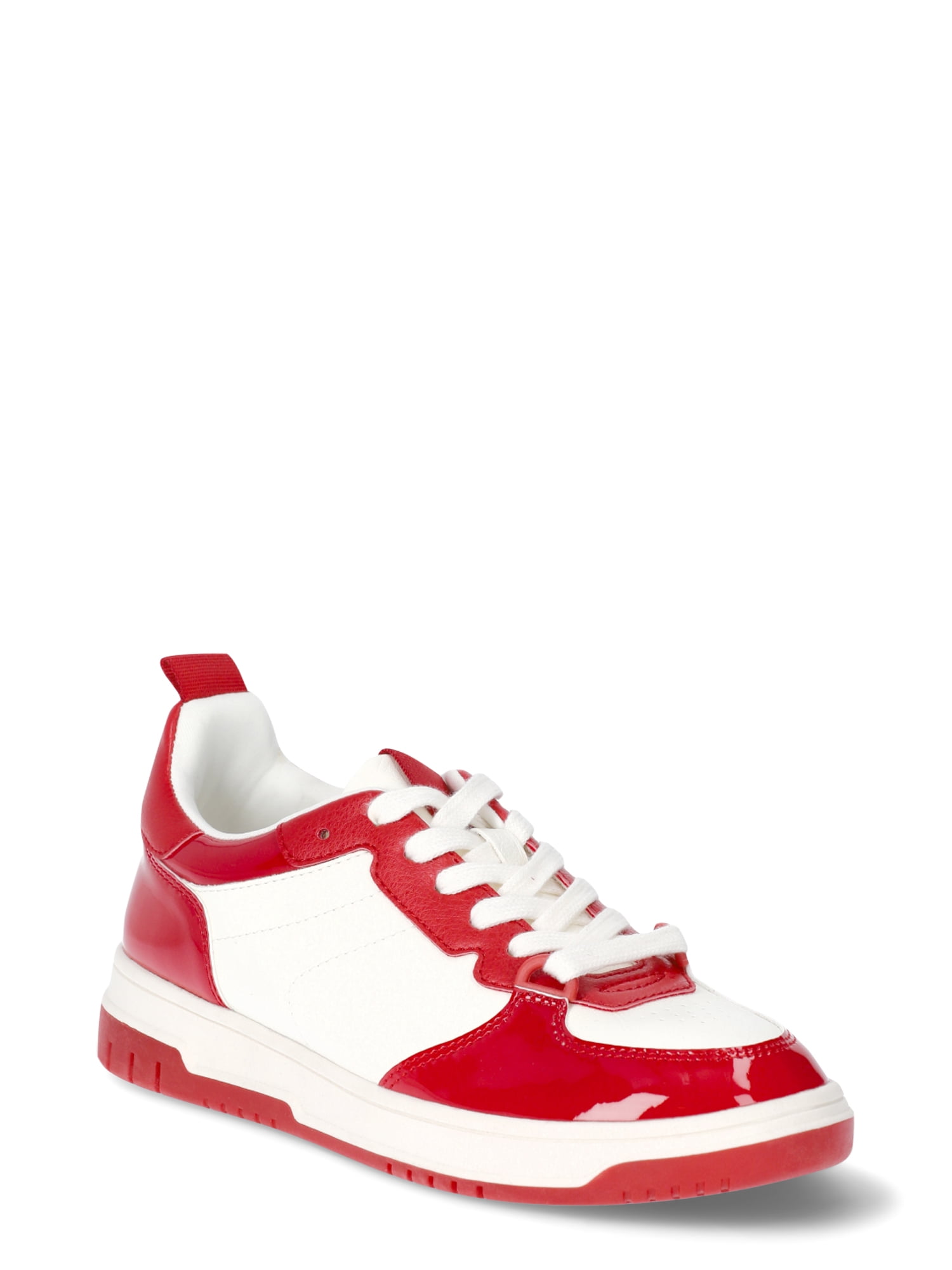 No Boundaries Women’s Lace Up Court Sneakers