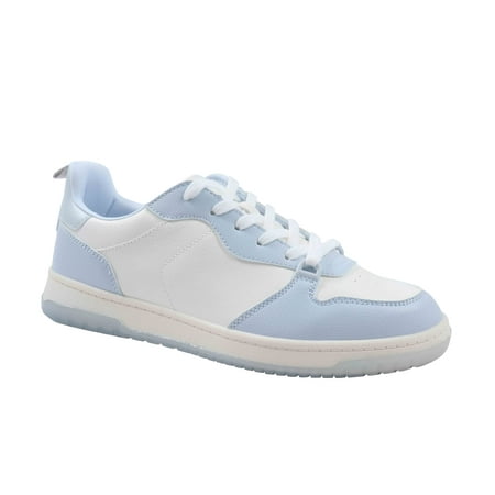 No Boundaries Women's Lace Up Court Sneakers