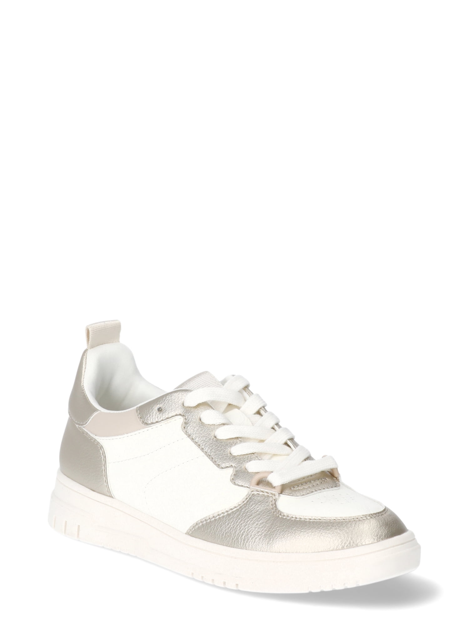 No Boundaries Women’s Lace Up Court Sneakers