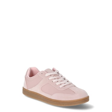 No Boundaries Women's Lace Up Sport Sneakers, Wide Width Available