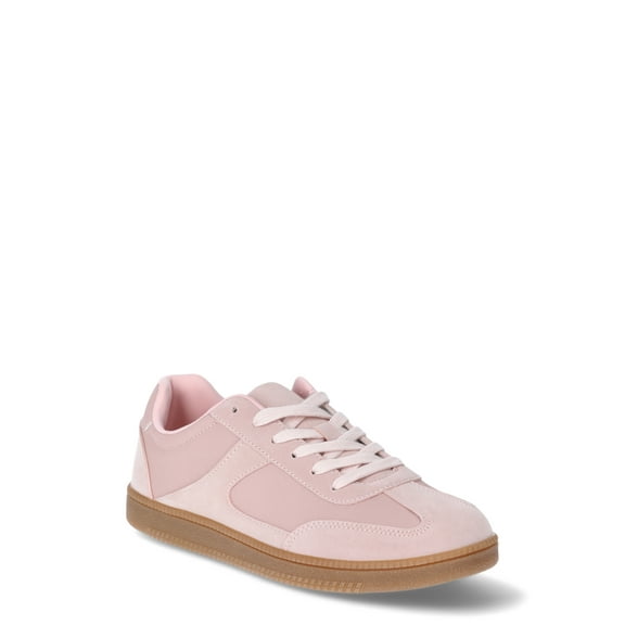 No Boundaries Women's Lace Up Sport Sneakers, Wide Width Available