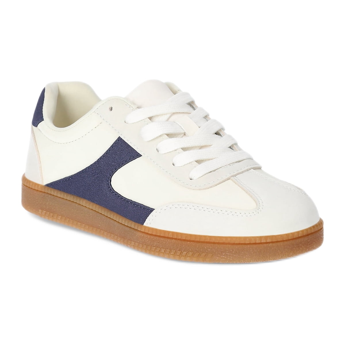 No Boundaries Women's Lace Up Sport Sneakers, Wide Width Available