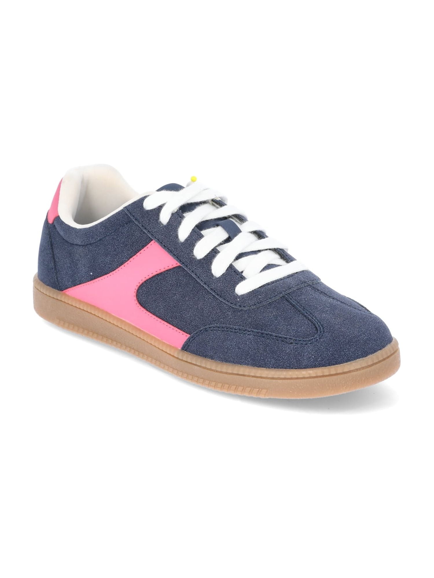 No Boundaries Women's Lace Up Sport Sneakers, Wide Width Available