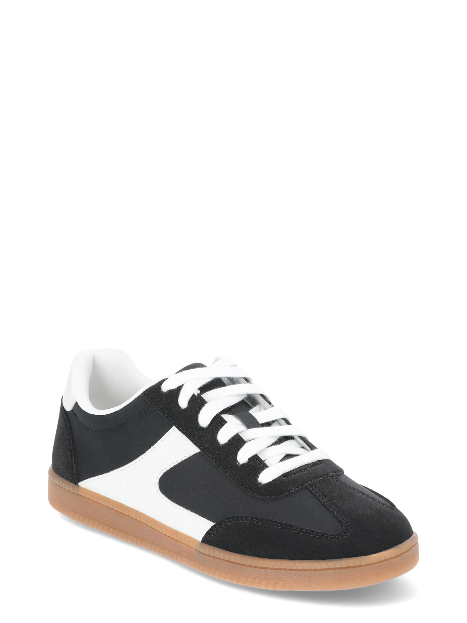 No Boundaries Women's Lace Up Sport Sneakers, Wide Width Available