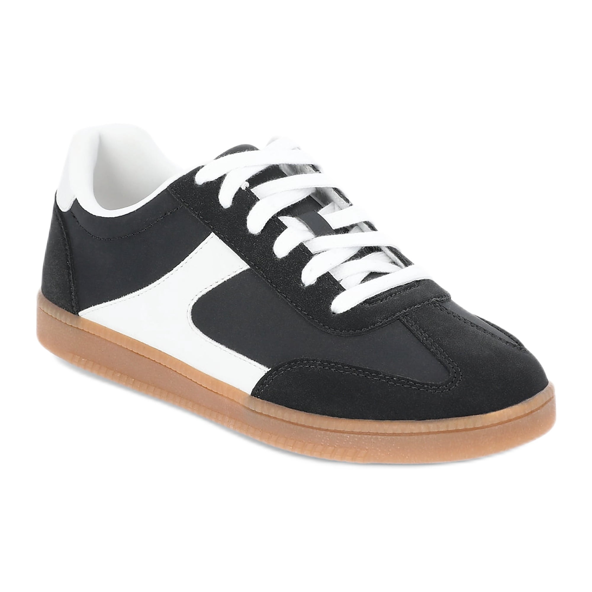 No Boundaries Women's Lace Up Sport Sneakers, Wide Width Available