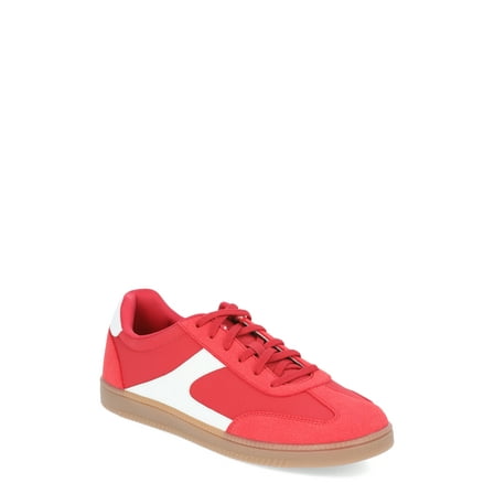 No Boundaries Women's Lace Up Sport Sneakers (Wide Width Available)
