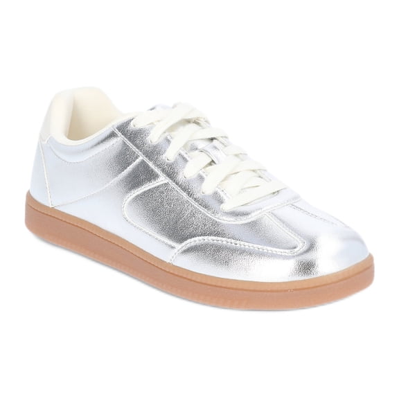 No Boundaries Women's Lace Up Sport Sneakers, Wide Width Available