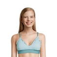 thumbnail image 1 of No Boundaries Women's Lettuce Edge Triangle Bralette, 1 of 3