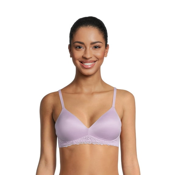 No Boundaries Women's Light Lift Wirefree Lace Bra, Sizes S-XXXL
