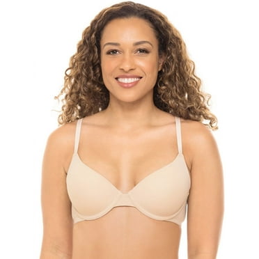 No Boundaries Women's Lightly Lined Underwire T-Shirt Bra, Sizes 34A to 40DDD