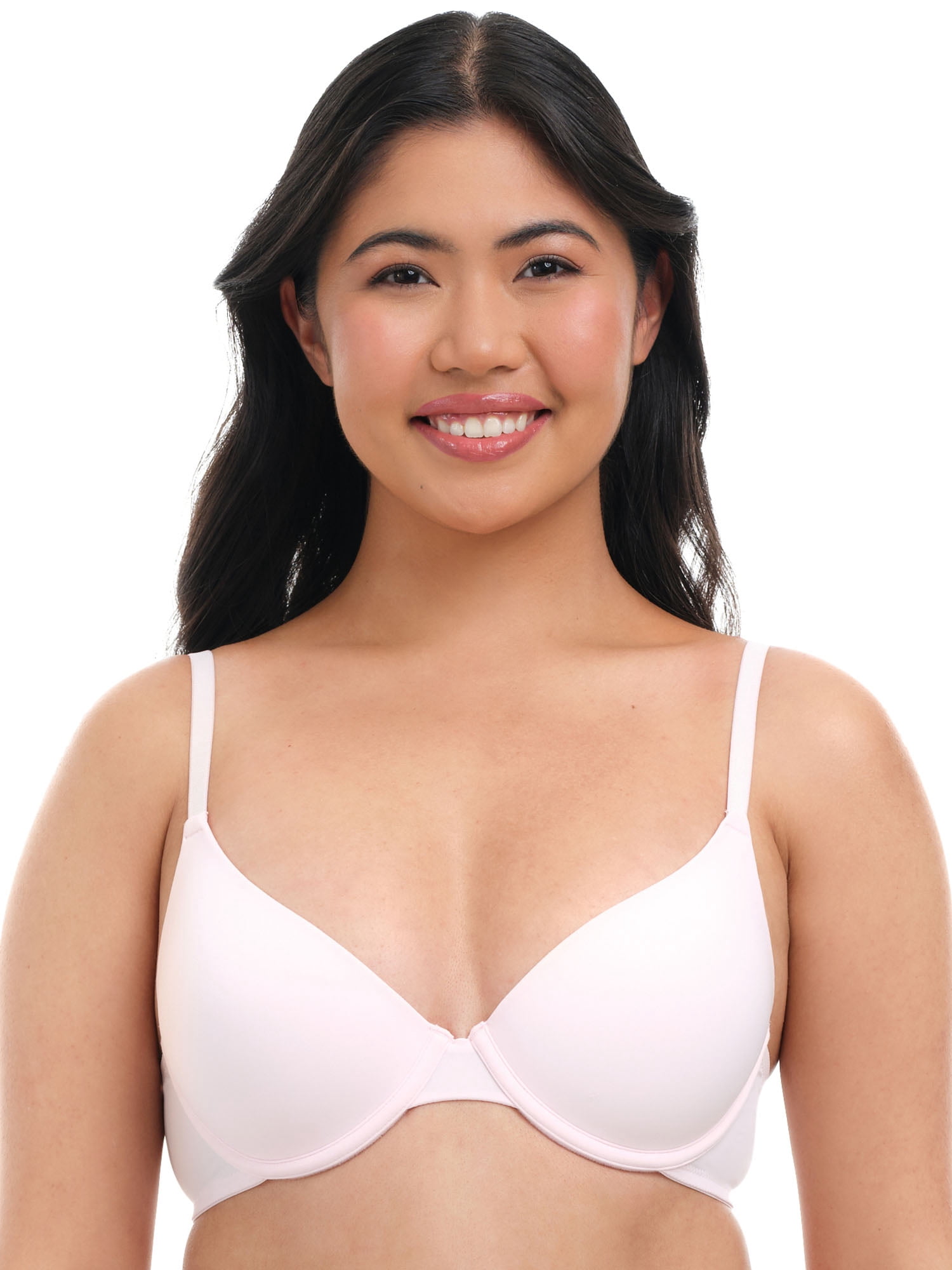 No Boundaries Lightly Lined Underwire T-Shirt Bra, Women's 34A to 40DDD