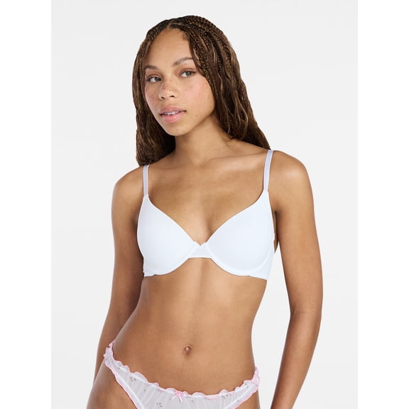 No Boundaries Lightly Lined Underwire T-Shirt Bra, Women's 34A to 40DDD