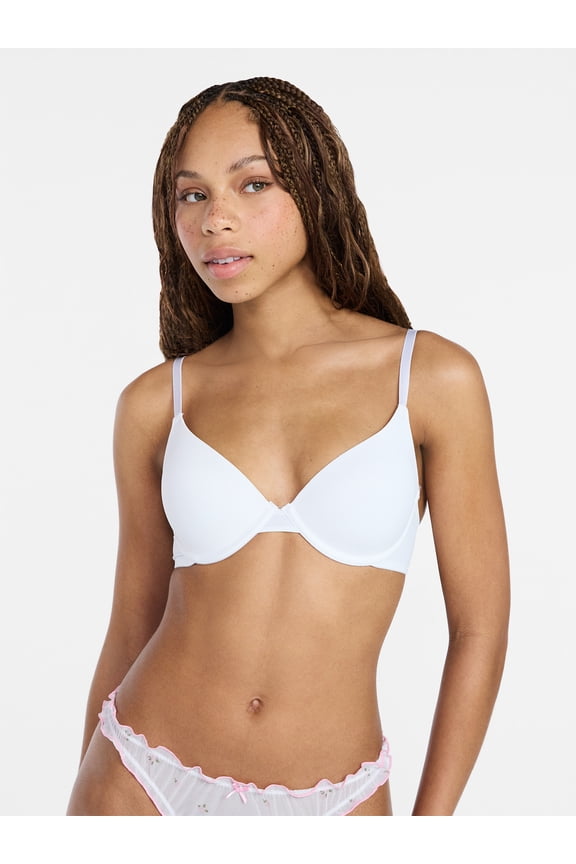 Lightly Lined Underwire T-Shirt Bra, Women's 34A to 40DDD