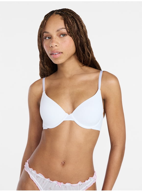 Lightly Lined Underwire T-Shirt Bra, Women's 34A to 40DDD