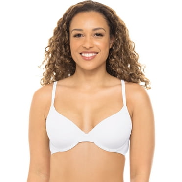 No Boundaries Women's Lightly Lined Underwire T-Shirt Bra, Sizes 34A to 40DDD