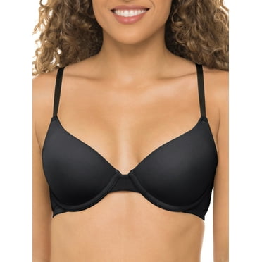 No Boundaries Women's Lightly Lined Underwire T-Shirt Bra, Sizes 34A to 40DDD
