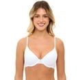 thumbnail image 1 of No Boundaries Women's Lightly Lined Underwire T-Shirt Bra, Sizes 34A to 40DDD, 1 of 6
