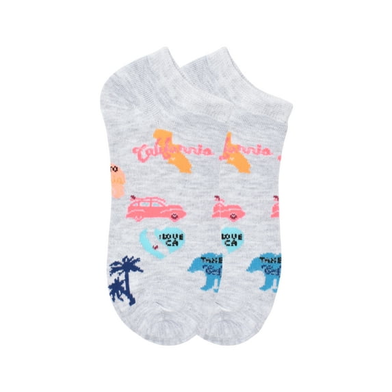 No Boundaries Women's Low-Cut Socks, 1-Pack, Sock Sizes 4-10