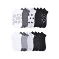 thumbnail image 1 of No Boundaries Women’s Low Cut Socks, 10 Pack, Shoe Sizes 4-10, 1 of 4