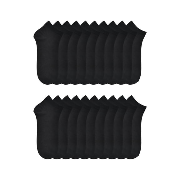 No Boundaries Womens Low-Cut Socks, 10-Pack, Sock Sizes 4-10