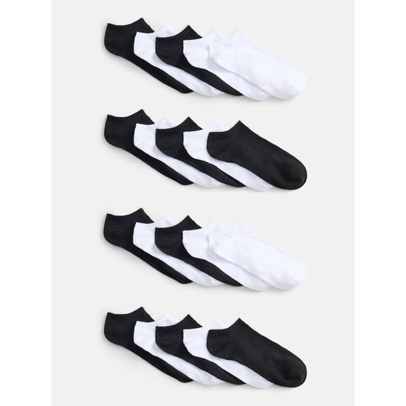 No Boundaries Low Cut Socks, 20-Pack, Women's