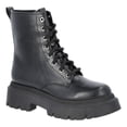 thumbnail image 1 of No Boundaries Women's Lug Sole Combat Boots, Wide Width Available, 1 of 5