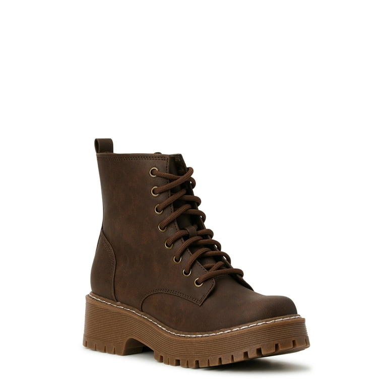 Womens combat sales boots walmart