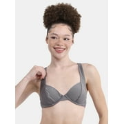 No Boundaries Women's Lurex Thread Underwire Swim Top, Sizes XXS - XXL
